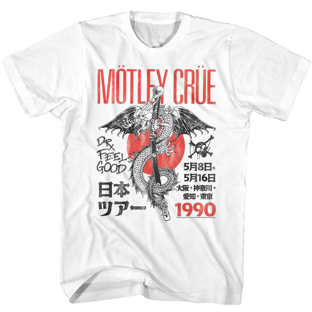 TShirt Merch Motley Crue Japan | Kaos Band Official