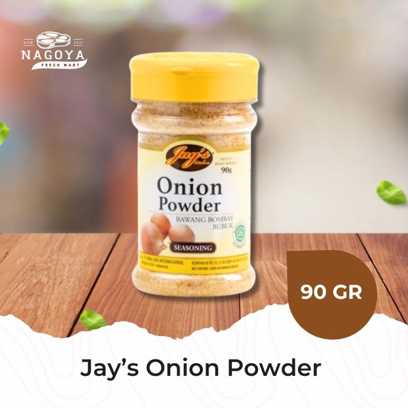 

Jay's Onion Powder Seasoning Bubuk Bawang Bombay 90 GR | Grill Master | Bumbu Masak