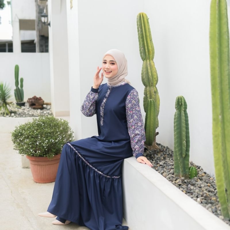 Roris Fasion AINUN 1 | Warna Baru | Gamis model terbaru untuk remaja dan dewasa