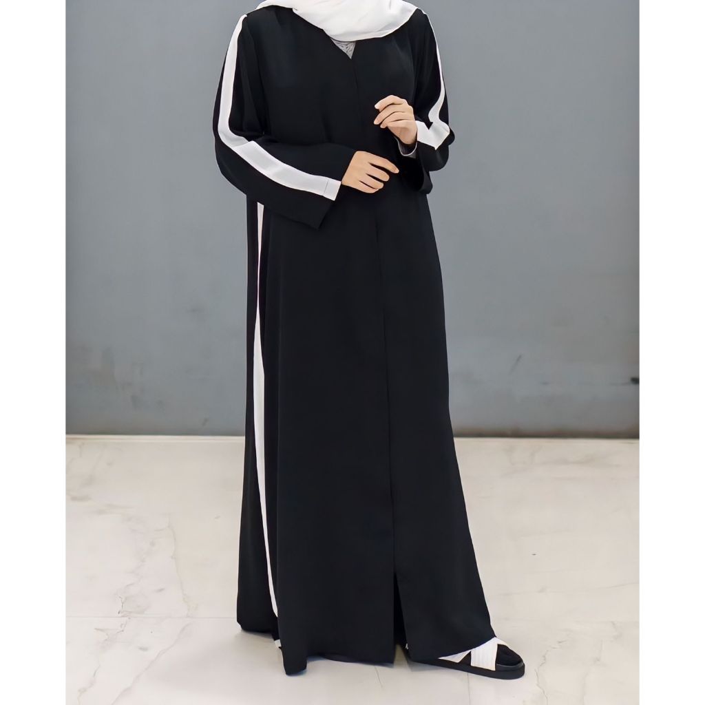 Addin’s Sporty Abaya / Gamis / Dress / Gamis Pengajian / Gamis Casual / Gamis Lis / Gamis Simpel / A