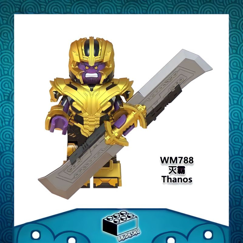 Mainan Minifigure Lego Thanos Superhero Marvel Avengers WM788