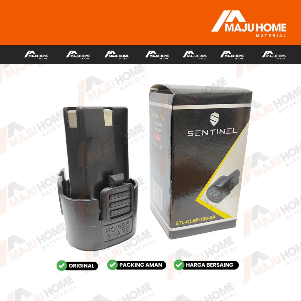 Sentinel Baterai Bor Cas/Cordless 12 Volt 1.5Ah