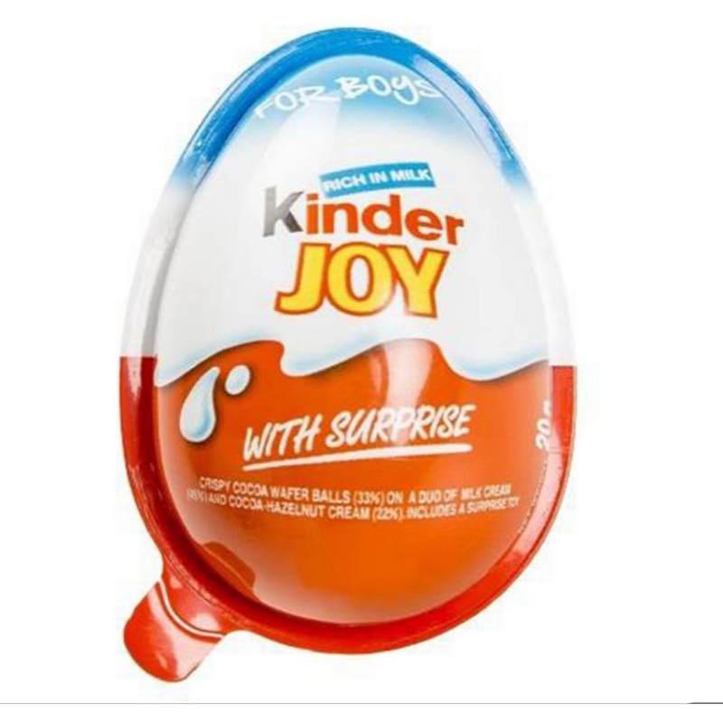 

Kinder Joy For Boys 20 g chocolate telur mainan