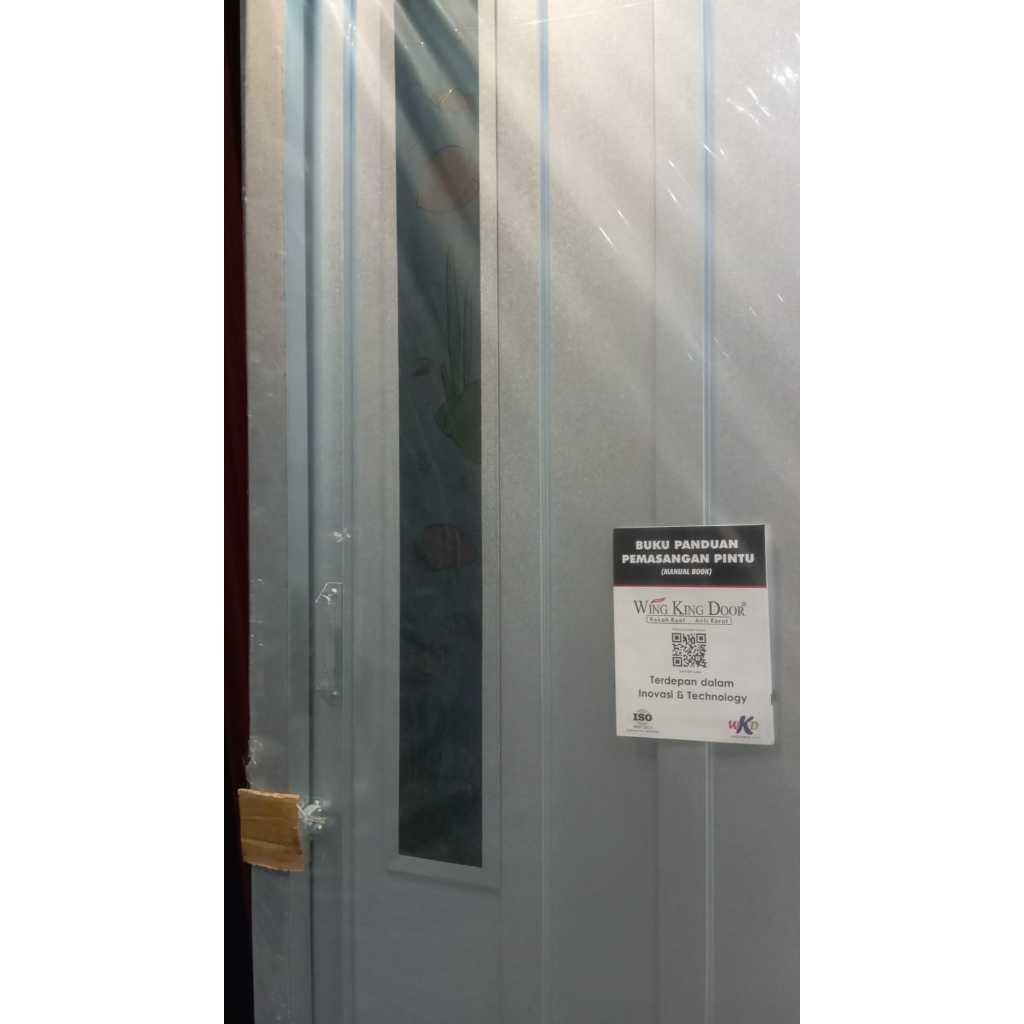 PINTU KAMAR MANDI WADJA DOOR GALVALUME BAJA RINGAN V3 WING KING