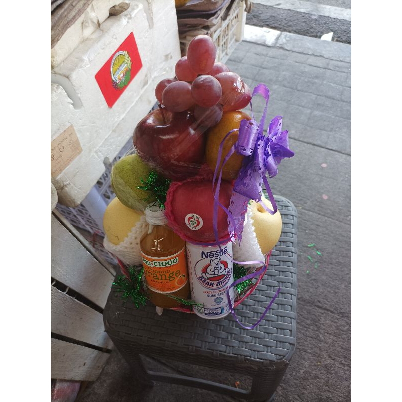 

parcel buah uk mini plus minuman vitamin