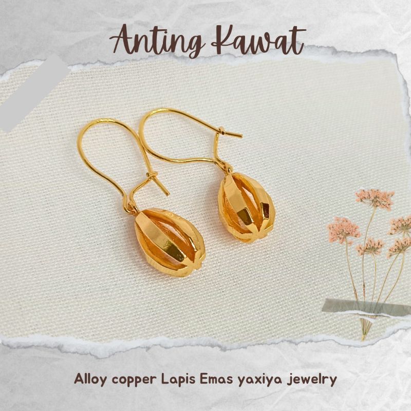 Anting Kawat lapis emas dewasa remaja anak