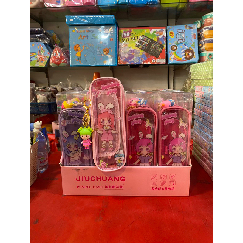 

Tempat pensil anak lucu bonus gantungan kunci