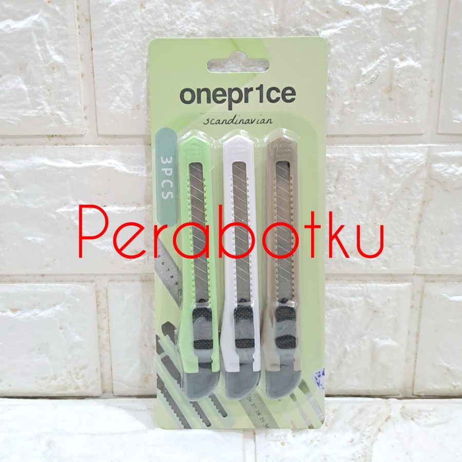 

Cutter Mini 13 Cm Set 3 Pcs Df016 / Kater Kecil Alat Pemotong Serbaguna onepr1ce