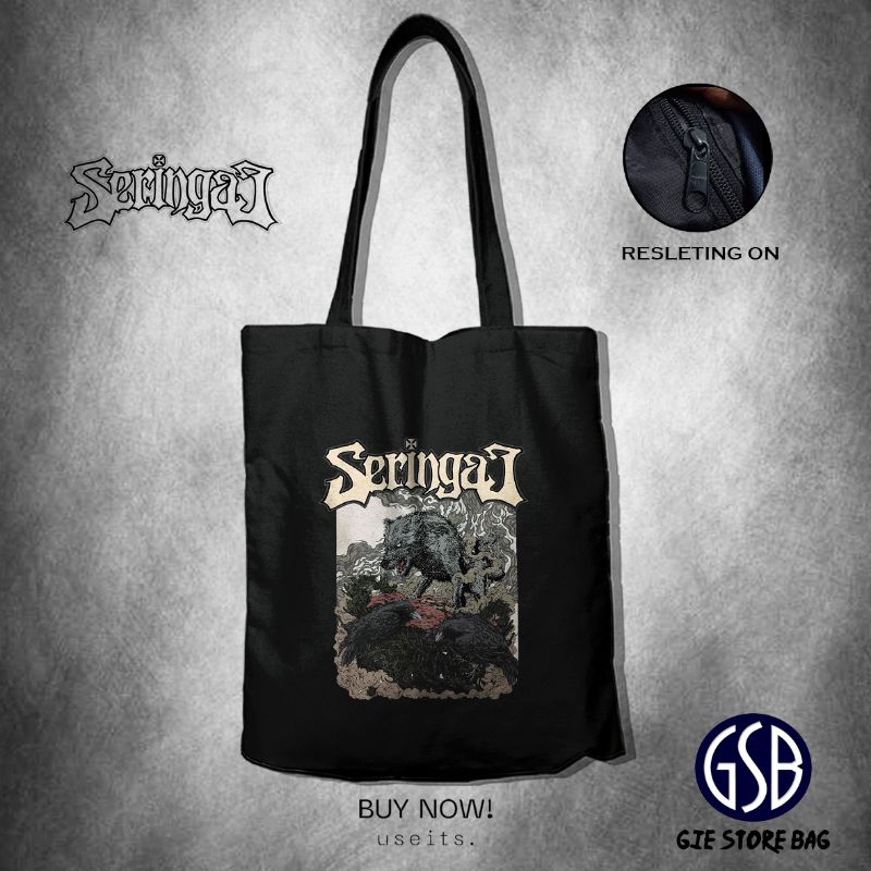 Tas Totebag Band Seringai Pria Wanita Motif Terbaru Kekinian