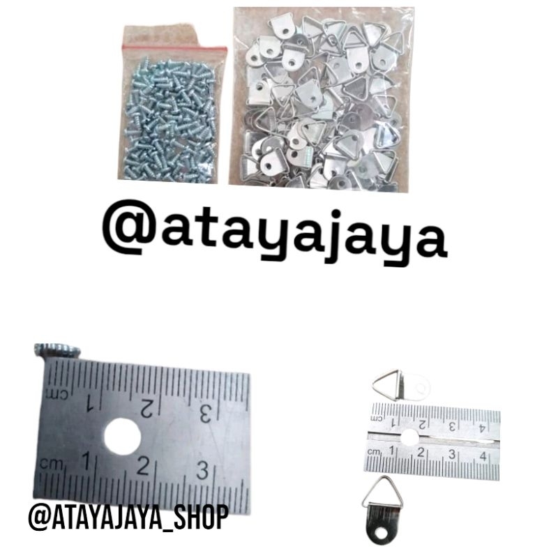 100 Pcs Gantungan Pigura dan Sekrup Termurah