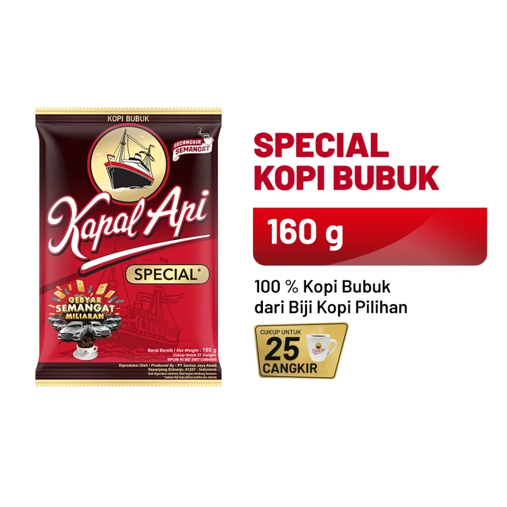 

KAPAL API BUBUK 160 GRAM