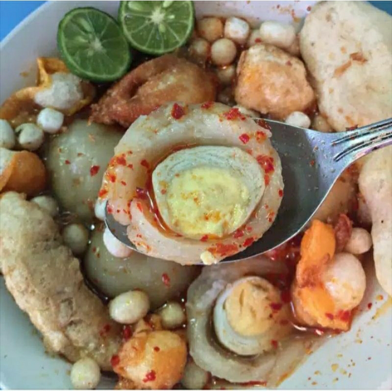 

bakso aci isi telur puyu // bakso aci