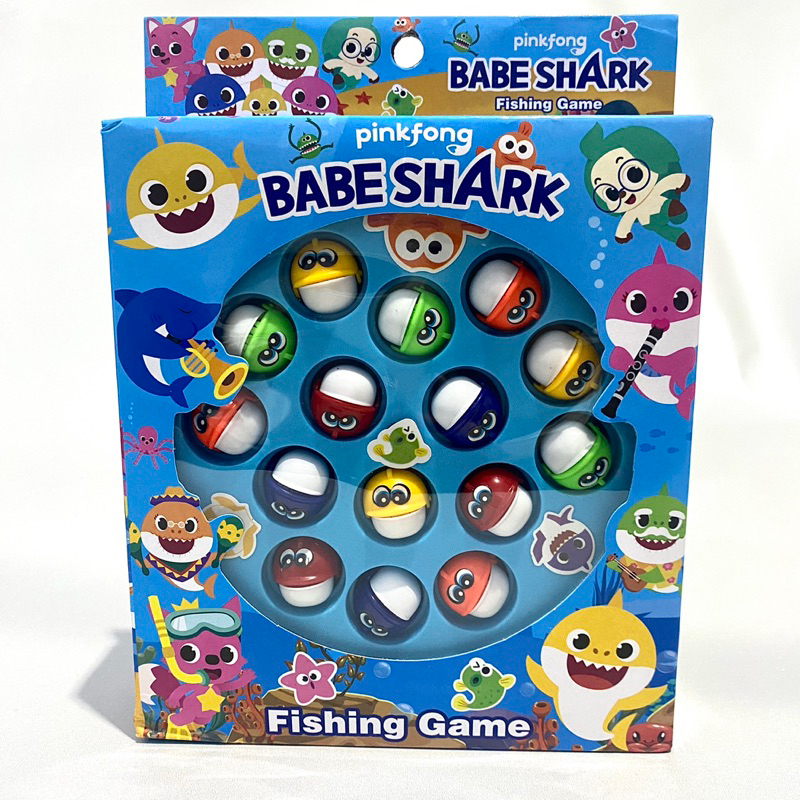 Fishing Shark Game Mainan Pancing Baby Shark berputar