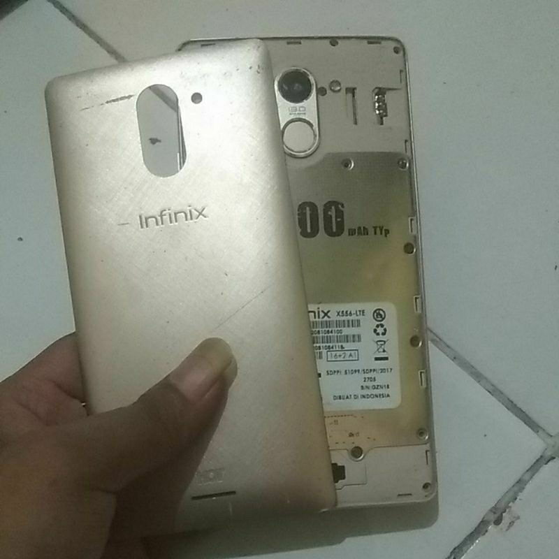 Infinix Hot 4 Pro X556-LTE Mesin Normal, Minus LCD