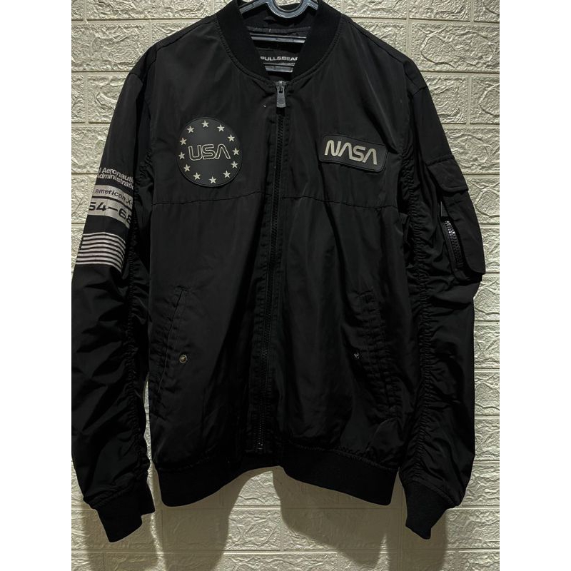Second Brand Pull&Bear Nasa Boomber Jaket