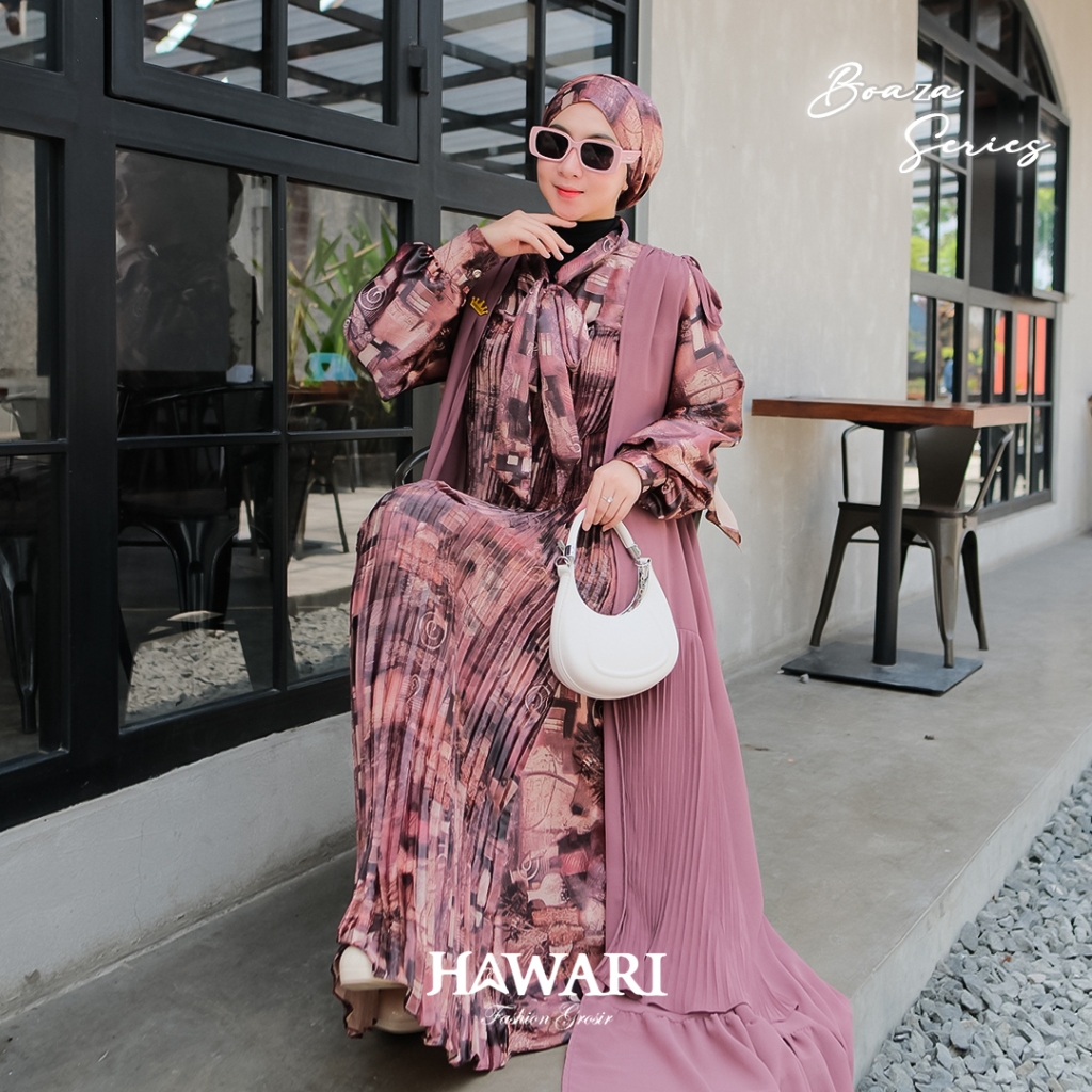 Boaza Series Dress Santoriny Mix Ceruty Outer Inner