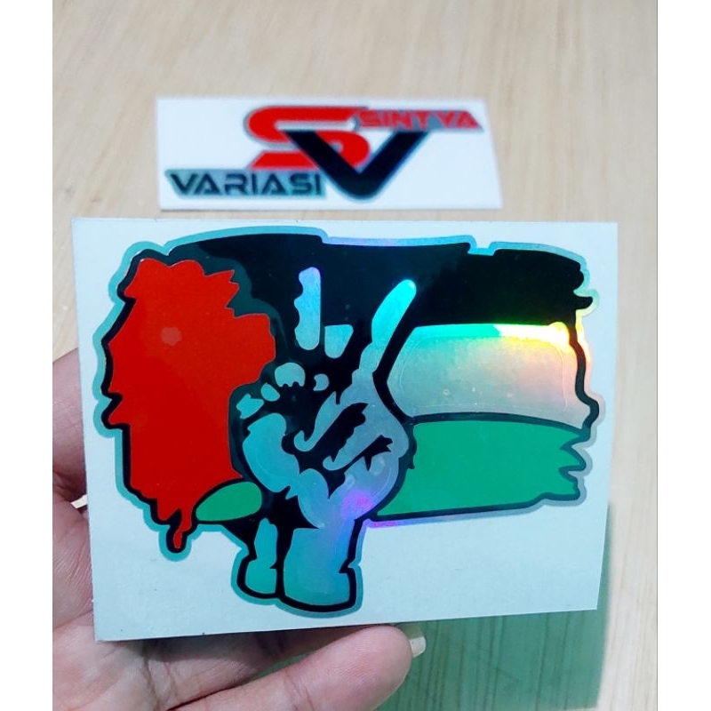 

STICKER BENDERA PALESTINA STICKER CUTTING TERMURAH