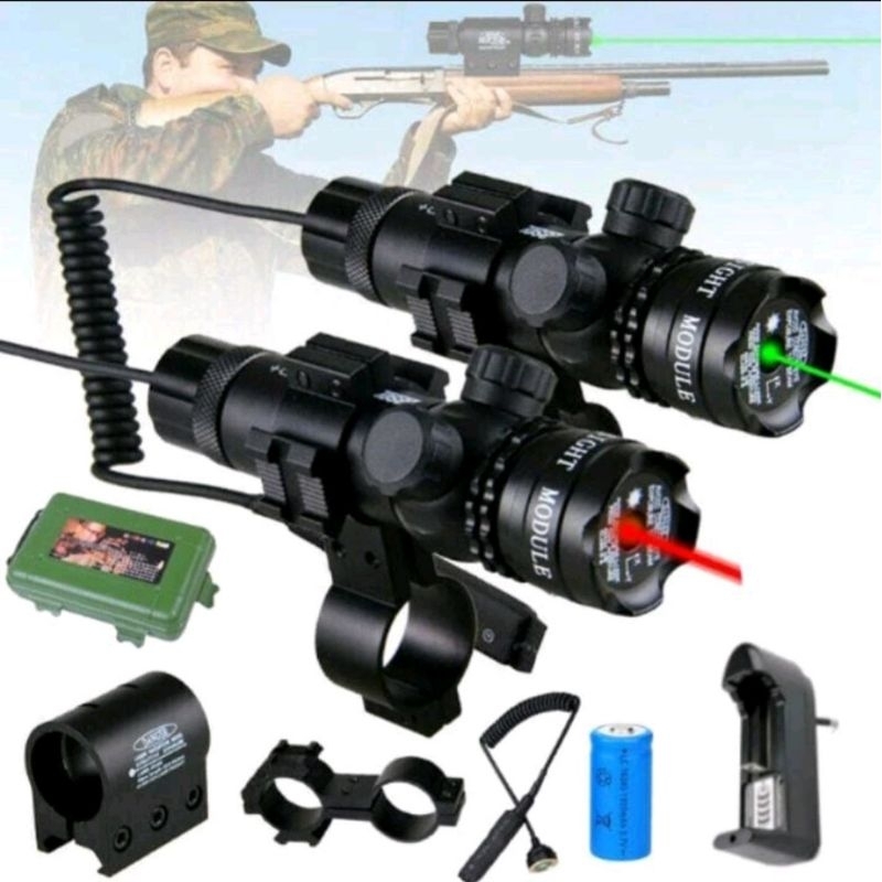 Laser Senapan Merah dan Hijau - Laser Scope Pointer Berburu