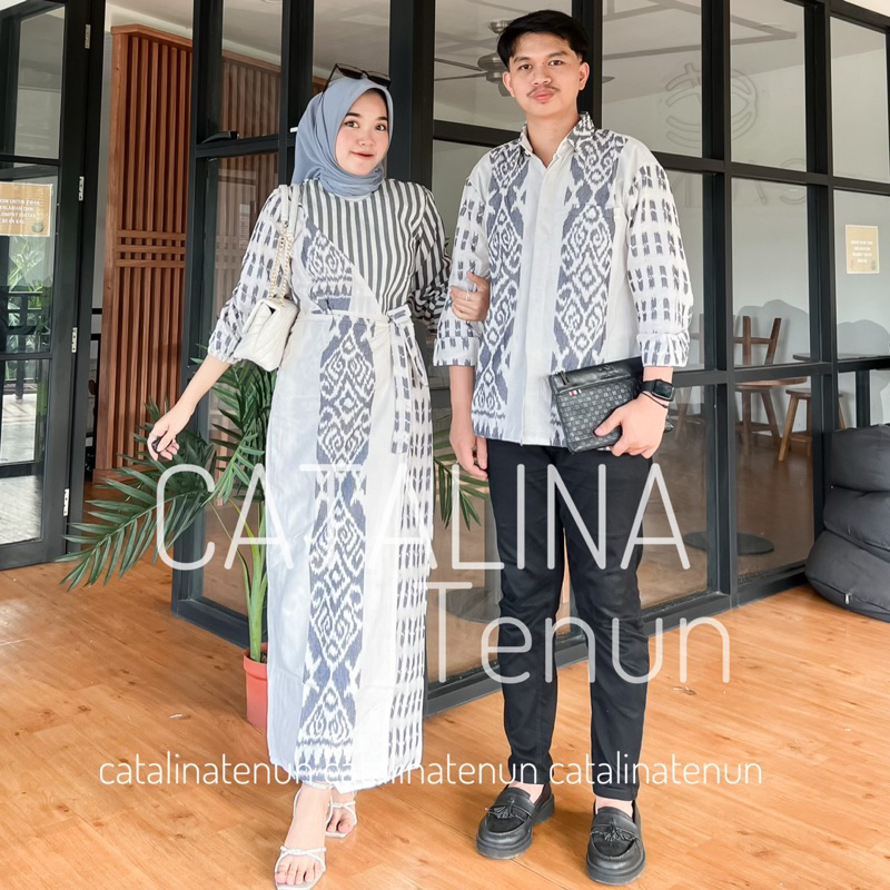 (READY STOCK) RALINE DRESS WHITE SET COUPLE SET BAJU KONDANGAN