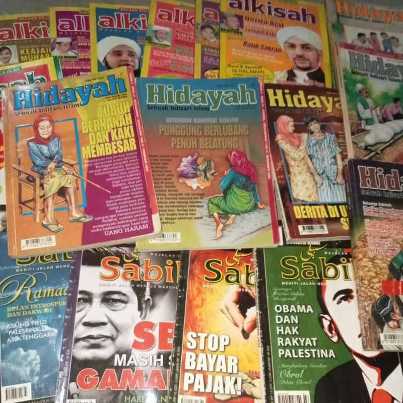 Majalah Hidayah, Majalah AlKisah, Majalah Sabili, Dll