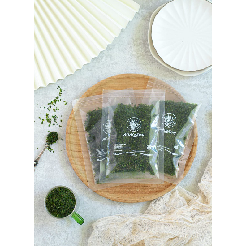 

Ready Rumput Laut Kering (Aonori) kemasan 10 gr Murah Banget