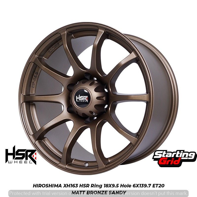 Velg Mobil diskon HSR R18 buat Pajero, Strada, Fortuner, Hardtop, Hilux Double Cabin - Pelek Ring 18