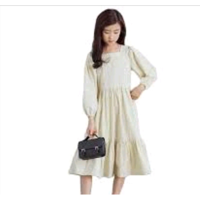 DRES UNTUK ANAK USIA 4-19 TAHUN DRES ANAK TANGAN PANJANG/GAUN PANJANG BUKA PAYUNG/GAUN REMAJA TANGGU