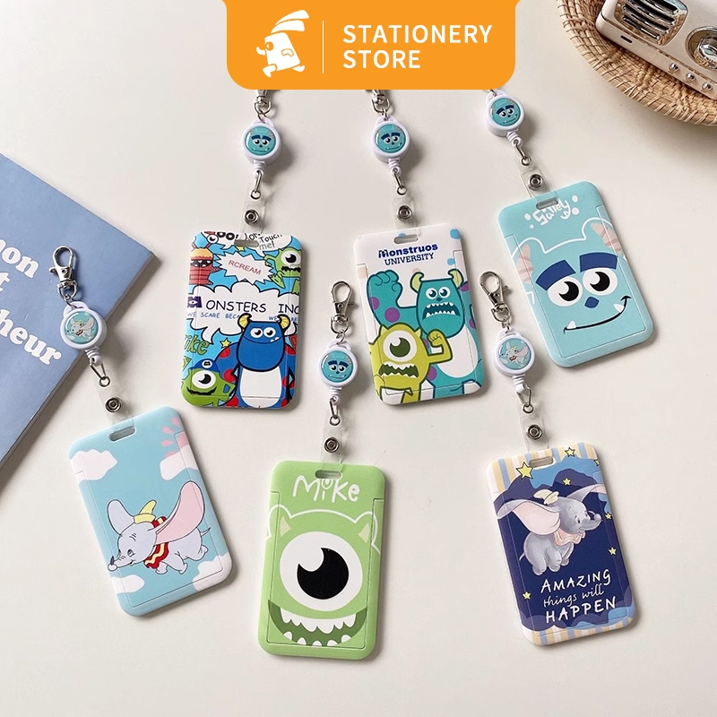 

Name Tag ID CARD Holder Nilon + Tali Lanyard / Nametag / Id Card-Rabbit Stationery