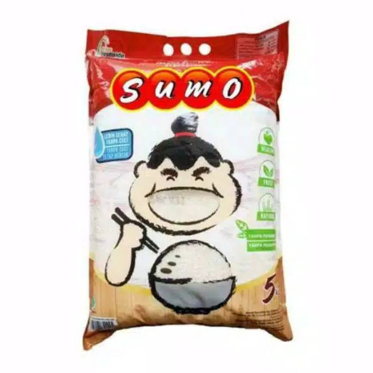 

➧✾ Beras Sumo PREMIUM 5kg Kemasan Merah Promo