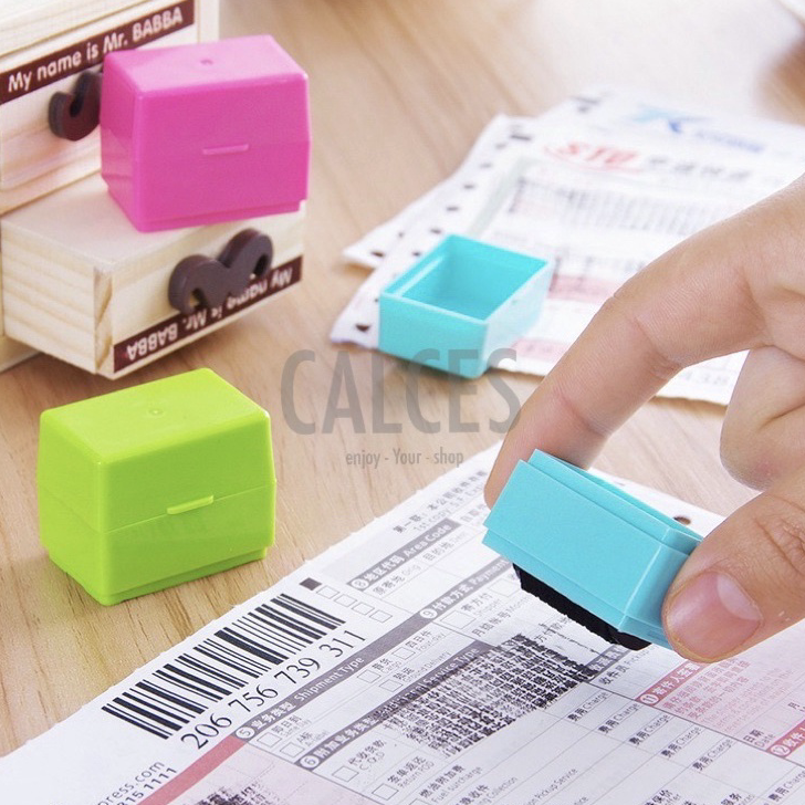 

Kirim Sekarang Stamp Roller / Stempel Untuk Menyembunyikan Data Diri / Resi Unboxing / Confidential Kekinian