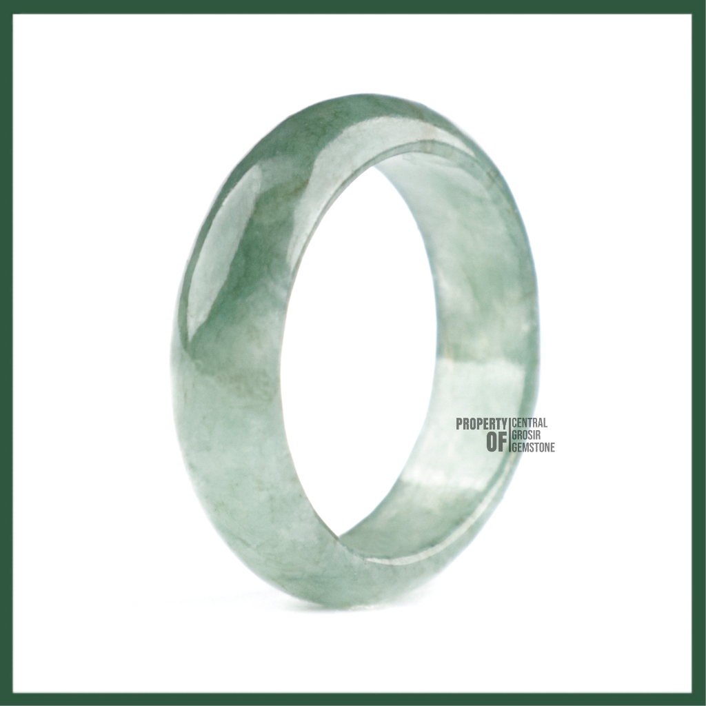 Cincin Batu Giok Natural Jade Burma Type A