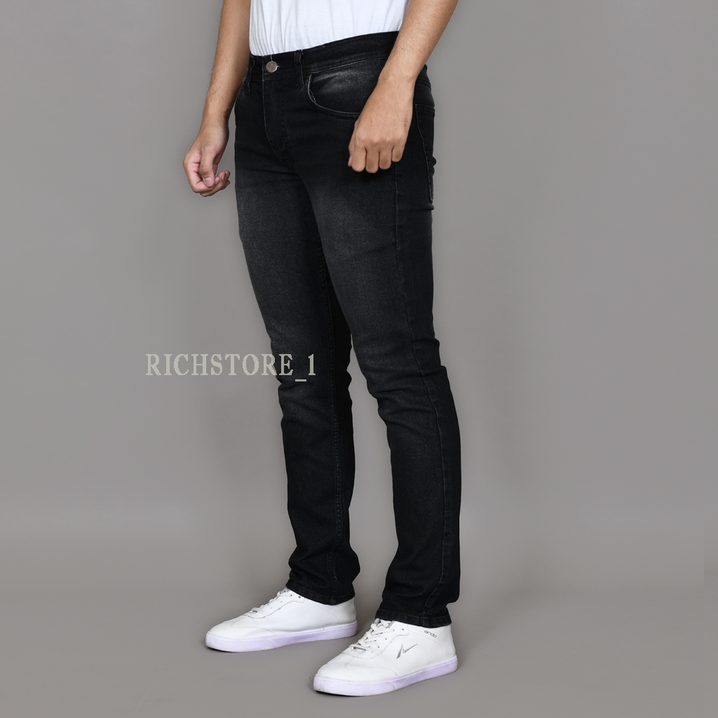 Rich Dkl Celana Jeans  Black Jazz Slimfit