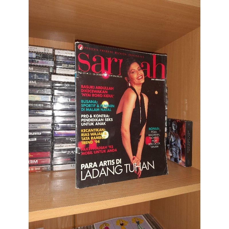 Majalah Sarinah edisi 3 Desember 1993 cover Tamara