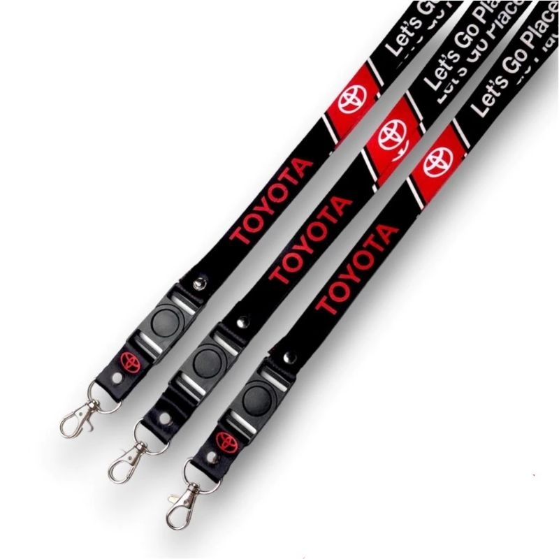 

TOYOTA Tali lanyard id card printing 2 sisi