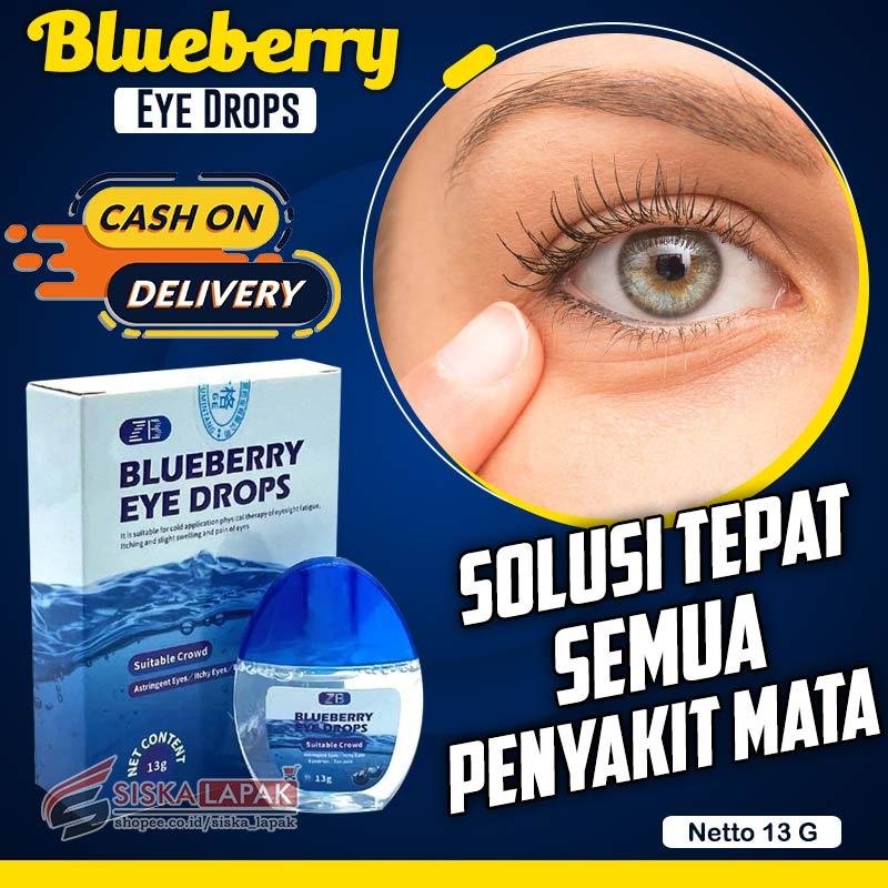 Blueberry Eye Drops / Obat Tetes Mata Katarak / Mata Kering / Ketegangan Mata / Obat Pembersih Mata