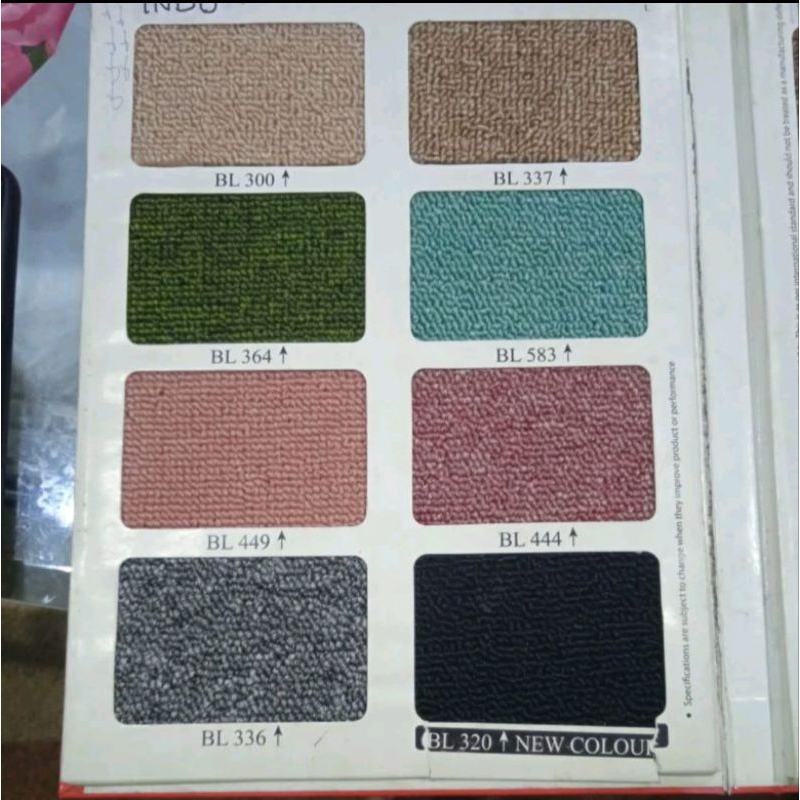 Karpet Polos Bali tebal 5mm meteran murah