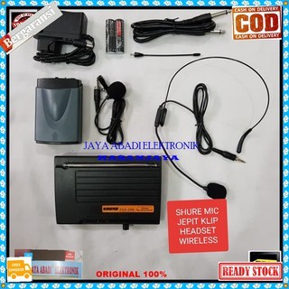 G85 Mic Wireless system Single profesional headset bando klip clip on Condensor sensitif aux kancing