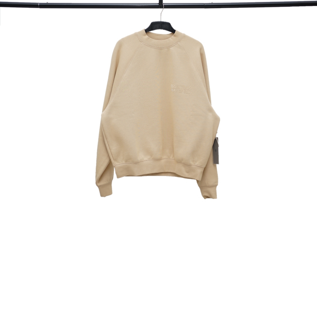 ESSENTIALS Sand Crewneck Authentic / Kaos Lengan Panjang Branded Essentials Original