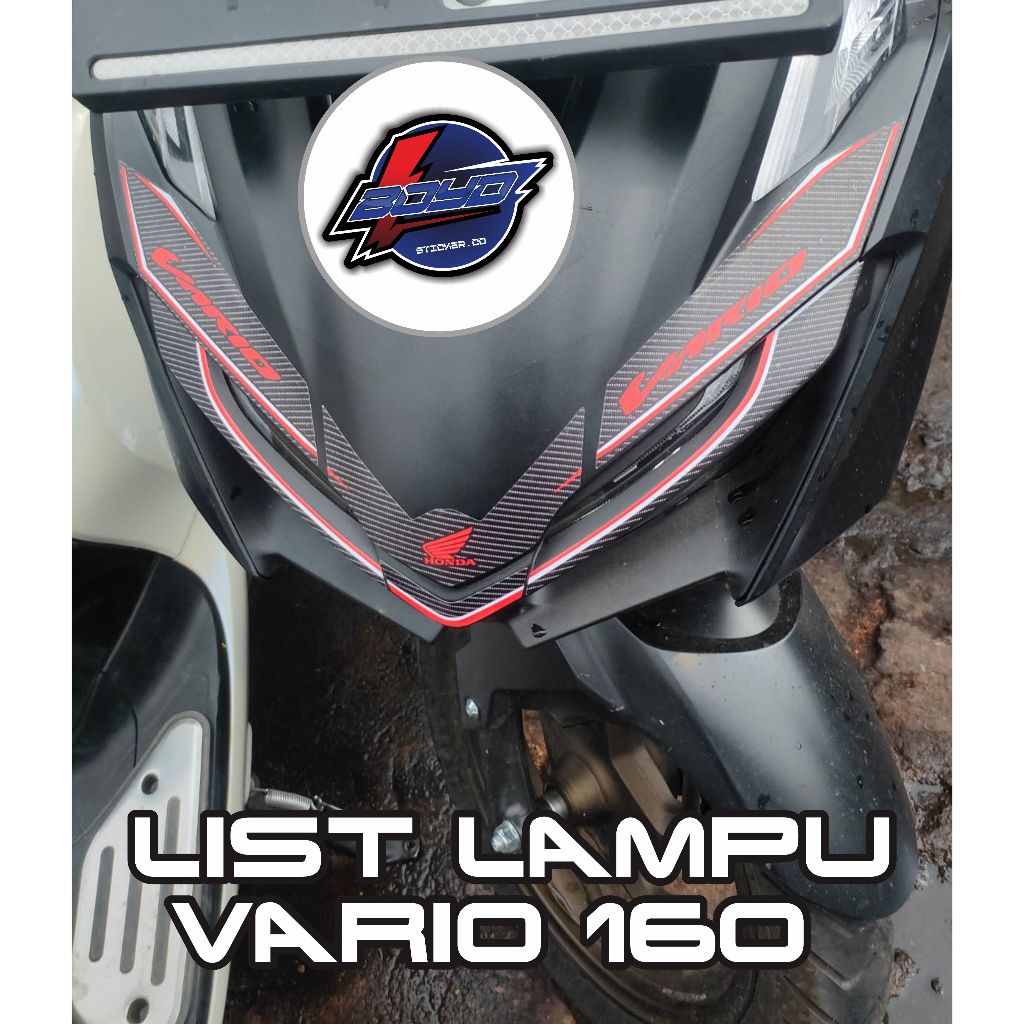 STIKER ALIS LAMPU MOTOR VARIO 160 SEMUA TAHUN