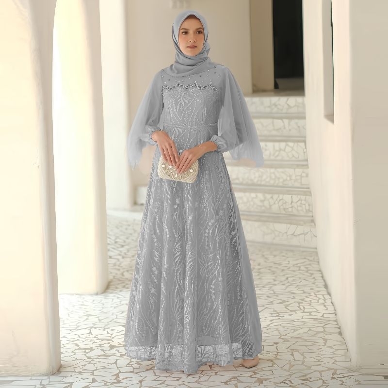 TERBARU DRESS (LUNA)DRESS BRIDESMAID DRESS KONDANGAN DRESS PESTA DRESS MEWAH