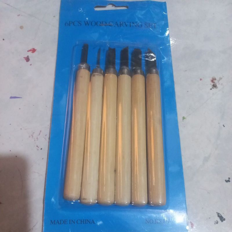 

Alat Ukir Kayu Lengkap 1 Set Isi 6 Pcs Tanah Liat Clay Mini Ukiran Kecil Butsir - Armina Art