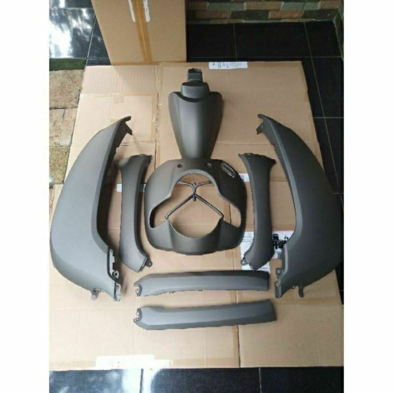 Body scoopy 2018 cover full set body halus scoopy fi esp tahun 2017 2018 2019 warna abu abu