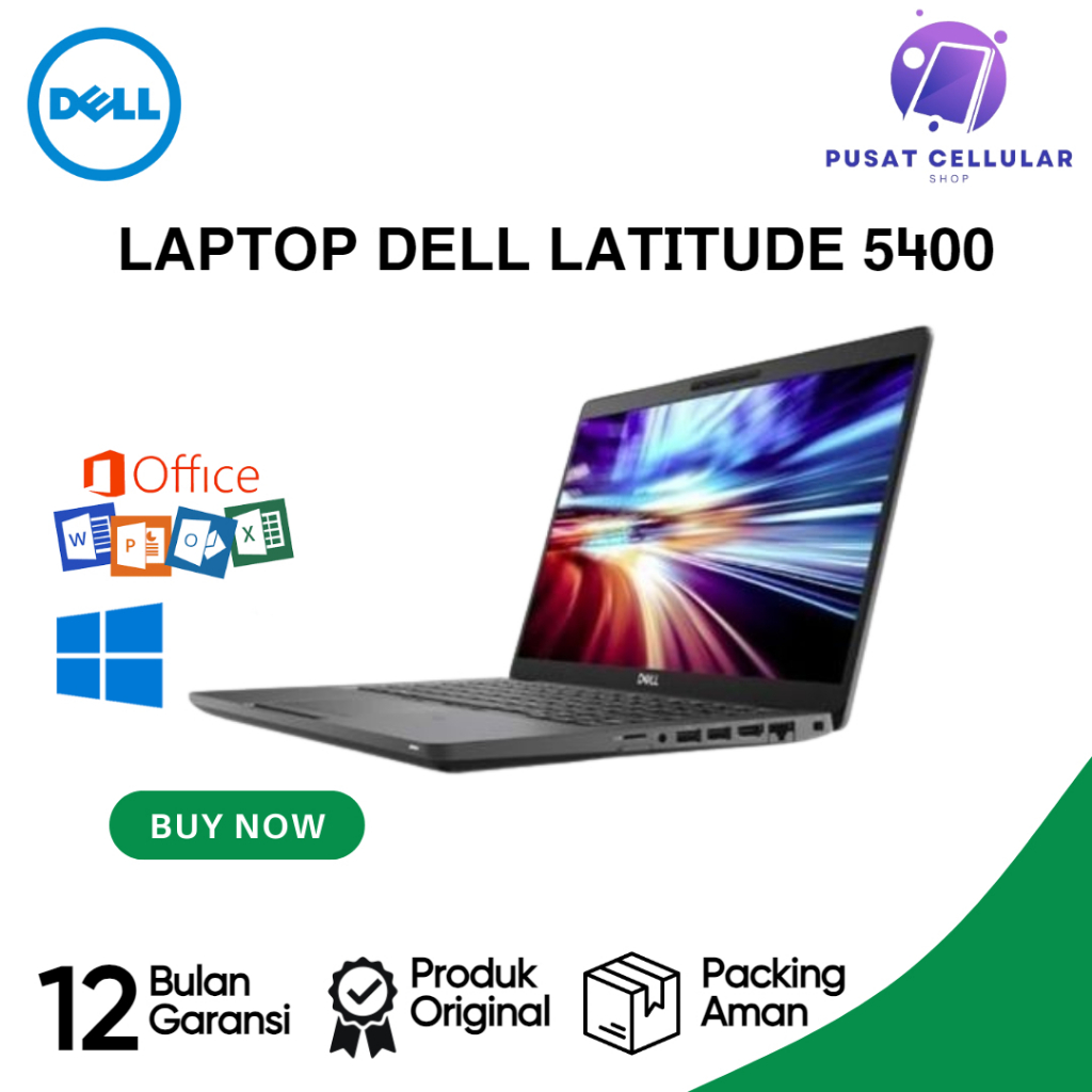 LAPTOP DELL LATITUDE 5400 Core i7 Gen 8 TOUCHSCREEN RAM 32GB/1TB SSD