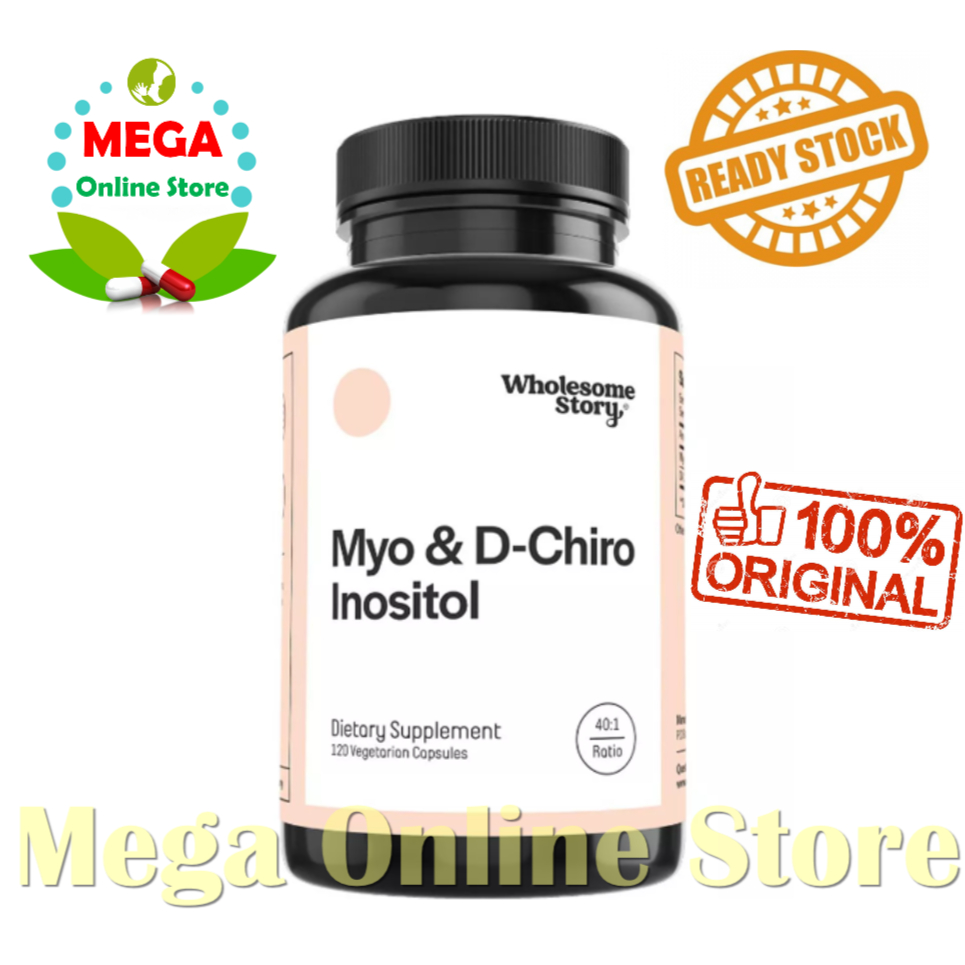 Wholesome Story Myo-Inositol & D-Chiro Inositol 120 Vcaps