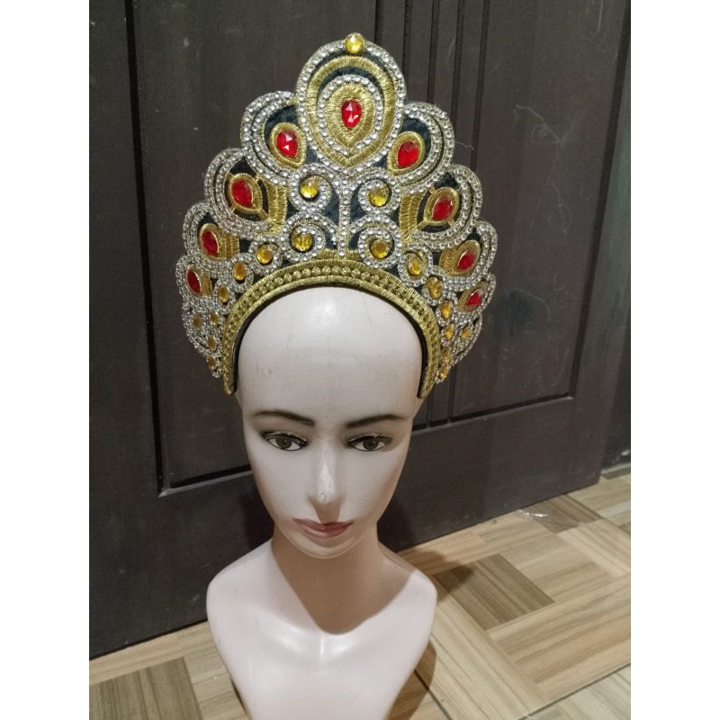 mahkota/siger tari bordir