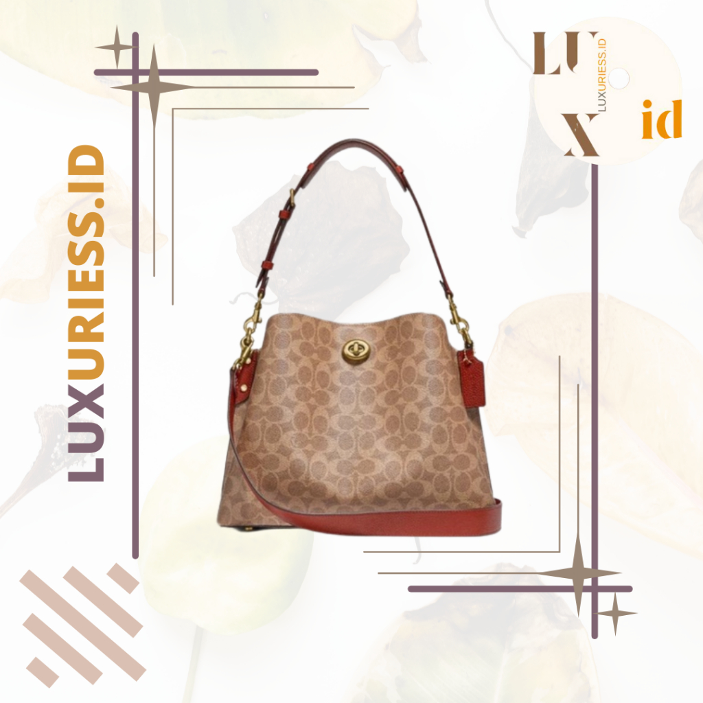 COACH WILLOW SHOULDER BAG IN SIGNATURE