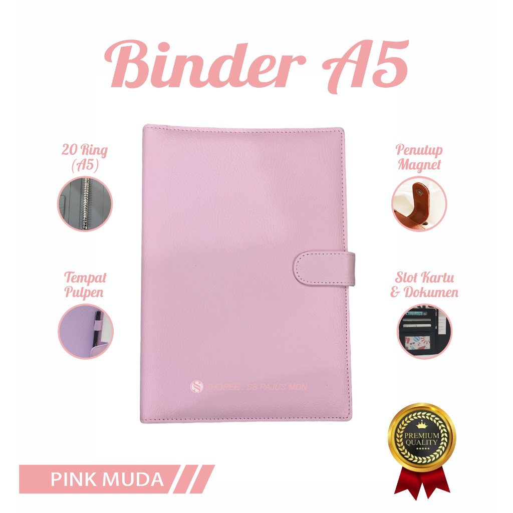 

BINDER POLOS EKSKLUSIF A5 20 RING AGENDA POLOS EKSKLUSIF A5 POLOS 20 RING BINDER A5 20 RING MURAH + ISI KERTAS A5 LOOSE LEAF