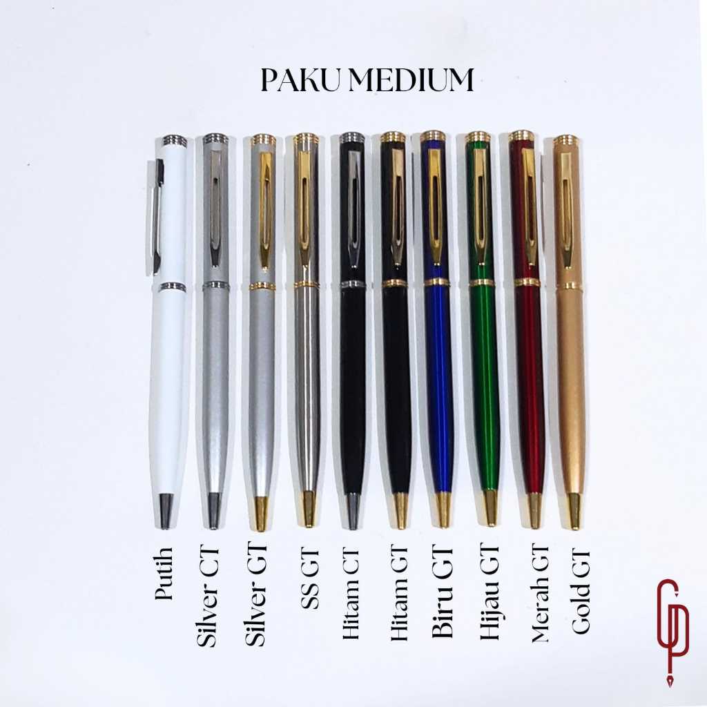 

Pulpen Metal Paku Sedang Medium Bisa Cetak Logo