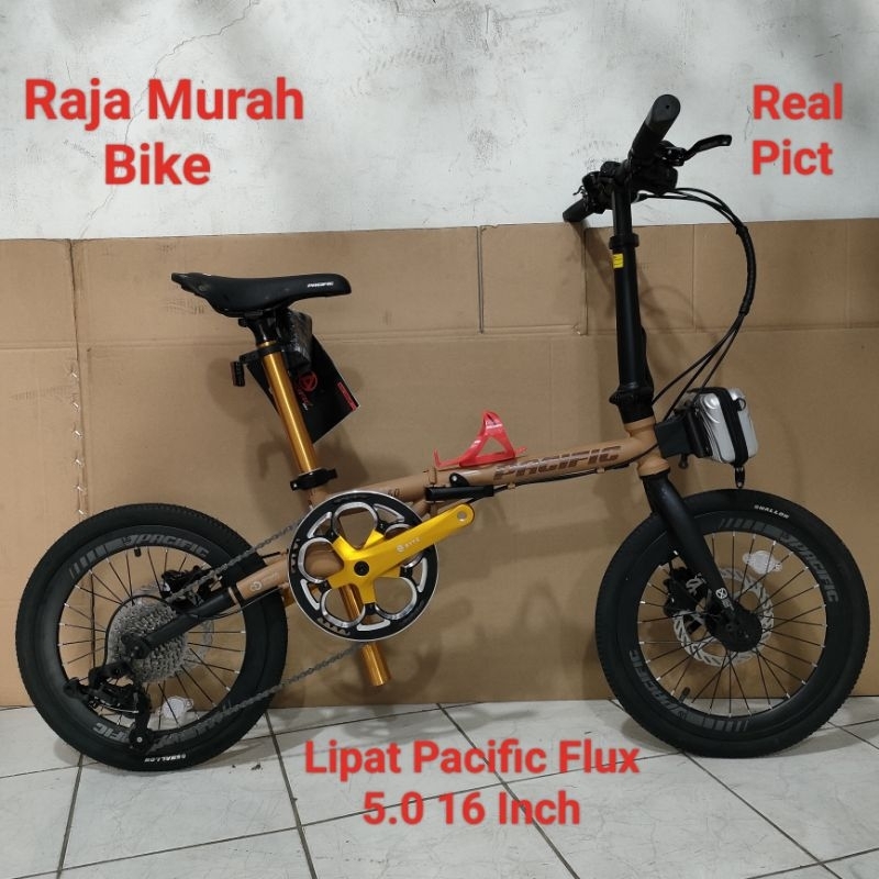 Sepeda Lipat Pacific Flux 5.0 16 Inch Sepeda Lipat 16 Inch Pacific Flux 5.0 Hidraulic Disc Brake