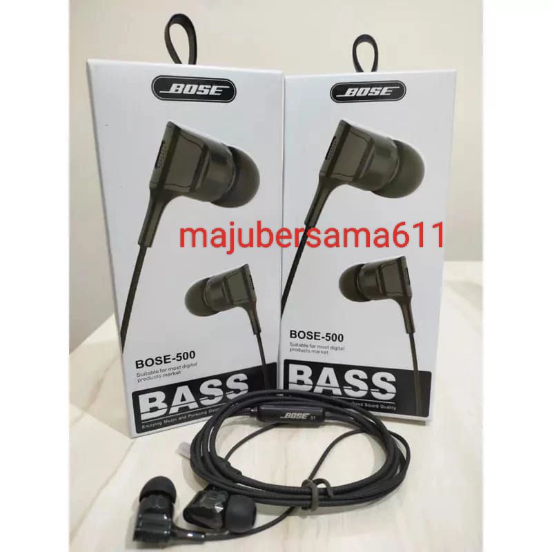 handsfree Headset Earphone Bass Bose-500